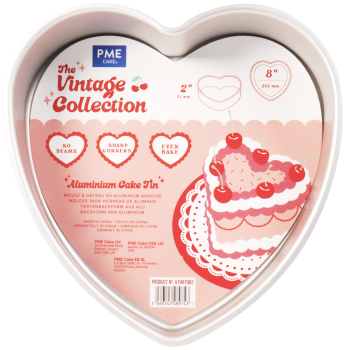 PME, heart, cake, pan, hart, bakken, bakvorm, bakblik, valentine, valentijn, vintage, limited, VTHRT082