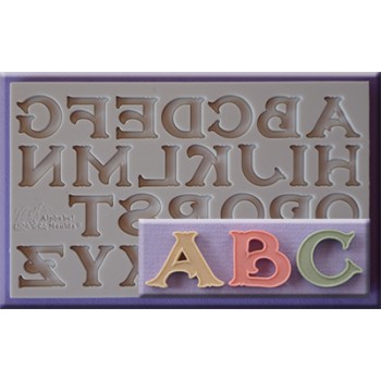 Alphabet Moulds - Vintage Font Upper Case