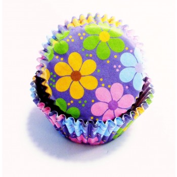 flower, bloem, patroon, pattern, baking, cup, muffin, cupcake, cases