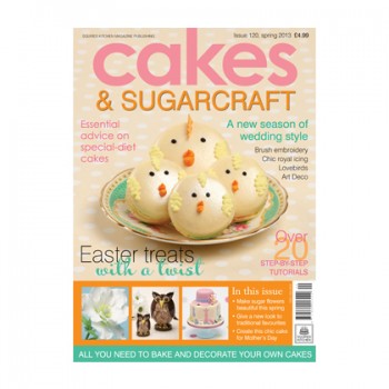 spring, chicken, voorjaarstaart, sugarflowers, AMCSX120, voorjaar, cakes, sugarcraft, tijdschrift, magazine