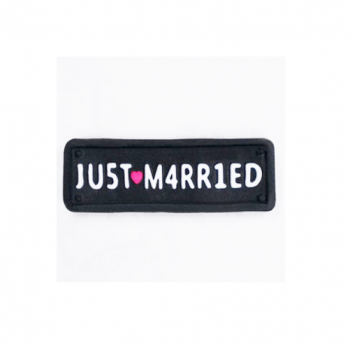 Katy Sue Designs - Just Married Car Plate