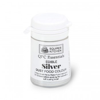 silver, zilver, poederkleurstof, dust, taartdecoratie, QFC, CL02A040-02