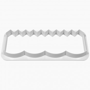PME, straight, frill, cutter, broderie, anglaise, FF383, kant, rand, taartrand, decoratie, cake