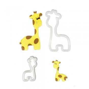 giraf, giraffe, uitsteker, set, mamma, dieren, zoo, baby, FMMCUTGIRAFFE, CUTGIRAFFE