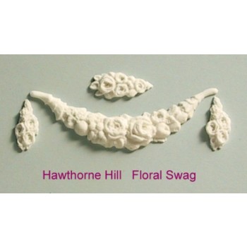 Hawthorne Hill Floral Swags Set of 3