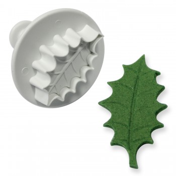 PME Veined Holly Leaf Plunger Cutter L