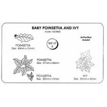 JEM Baby Poinsettia & Ivy - Set/4