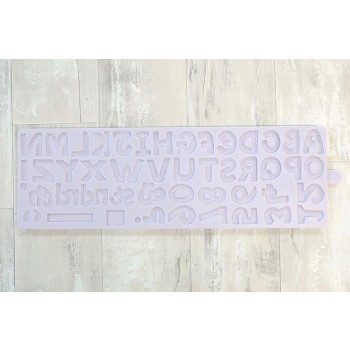 karen, davies, alphabet, numbers, cijfers, letters, silicone, mould