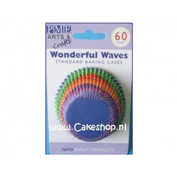 waves, golf, golven, wave, rainbow, regenboog, baking, bak, cups, cup, muffin, cupcake