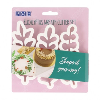 PME Wreath Eucalyptus Cutters Set/3