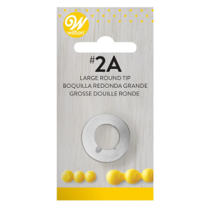 Wilton, tip, nozzle, icing, piping, toef, swirl, 2A, rond, round, 0070896355645
