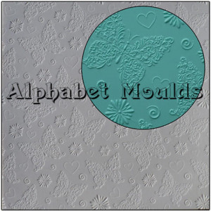 alphabet, moulds, impressie, impression, original, silicone, mat, AM0402, butterfly, vlinder, butterflies, vlinders, insect, insects, insecten, am, am402, 402, alfabet, molds, mallen, mould, mold, mal, 5060390351873