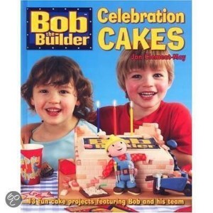 bob, builder, celebration, cakes, book, boek, verjaardag, taart