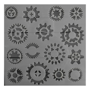 vintage, stencils, stencil, steampunk, tandwielen, tandwiel, gear, gears, 7302151503, 8715119732347