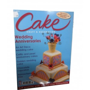 cake, wedding, anniversary, tijdschrift, magazine, art-deco