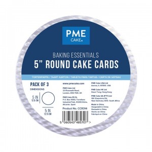 PME, Cake, card, round, rond, taartbord, 5", 12.5cm, CCR314