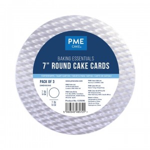 PME, Cake, card, round, rond, taartbord, 7", 18cm, CCR316