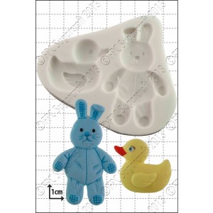FPC Duck & Bunny Silicone Mould