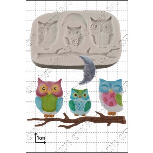 FPC, owl, uil, silicone, mould, mold. dieren, C153