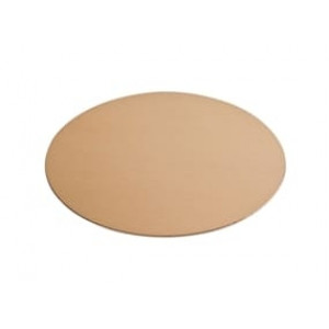 Taartkarton rond goud/zwart 16cm - 10st.