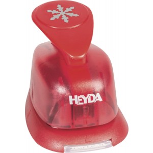 Heyda Motiefpons Sneeuwvlok 17mm