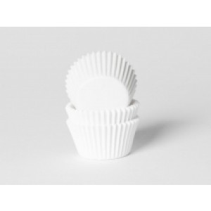 House of Marie Mini Baking cups Wit - pk/500