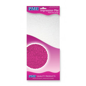 pme, impression, mat, stip, cirkel, rondje, rondjes, dot, dots, polka, impressie, textuur, texture, IM191, 5060281186416