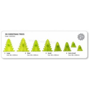 JEM, Christmas, Trees, kerstbomen, 3D, 102CI012, bomen, tree, boom, kerst, kerstmis