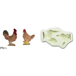chicken, kip, lente, M1271, hen, mould, mold, mal, dpm, farm, animal, bird, vogel, boerderij, sugarcity, silicone