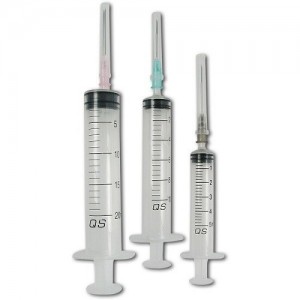 Injectiespuit 3-delig 5-10-20ml