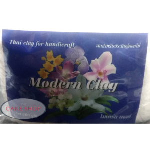 modern, blue, thai, clay, 200g, cold, porselein, porselein, clayflowers, miniature