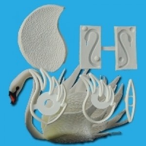 swan, zwaan, set, uitsteker, cutter, mal, mould, mold, orchard, products, vogel, bird, OPSW1-5, SW1-5