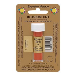 Sugarflair Blossom Tint Edible Dusting Colour - Poppy Red 