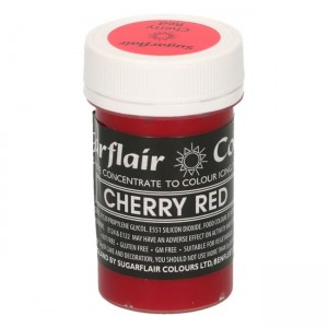 cherry, red, paste, pastel, sugarflair