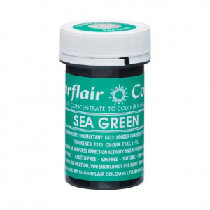 sugarflair, spectral, paste, colour, sea, zee, green, groen, geconcentreerd, 25g, 0702811591202, A152