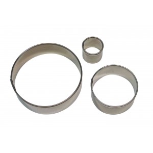 PME Stainless Steel Round Cutter Set