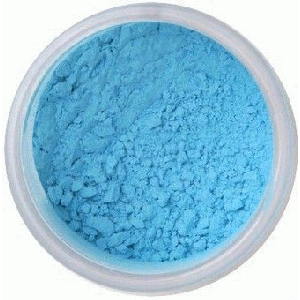 VB, VeeBee, Dust, petal, blauw, poederkleurstof, turquoise, turkoois