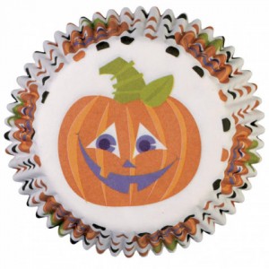 halloween, pumpkin, baking, muffin, 070896452702, baking, case, caisse, cupcake