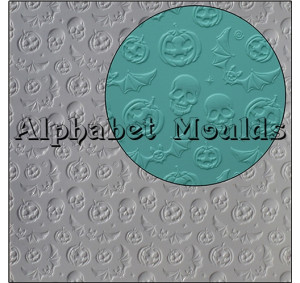 alphabet, moulds, diamond, impressie, impression, embossing, mat, halloween, pumpkin, bat, vleermuis, skull, alfabet, molds, mallen, mould, mold, mal, mats, matten, spook, spooky, am, am405, am0405, 405, 5060390351903