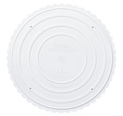 Wilton Decorator Preferred Scalloped Separator Plate 30cm - 1pc