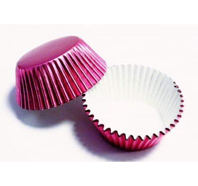 PME Metallic Pink Standard Baking Cases Pk/30
