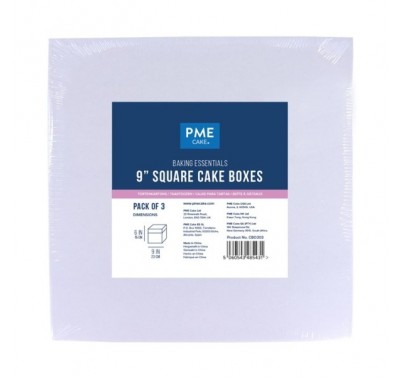 PME Value Cake box 22,5x22,5x15cm, Set of 3