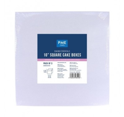 PME Value Cake box 25x25x15cm, set of 3