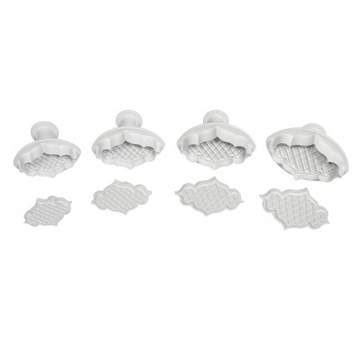 PME Creative Plaque Embossing Cutters Set - trellis