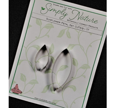 Sunflower Petal Cutter Set By Simply Nature Botanically Correct Products®