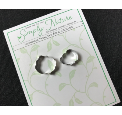 Hydrangea Petal Cutter Set (Design #2 Stainless Steel) By Simply Nature Botanically Correct Products®