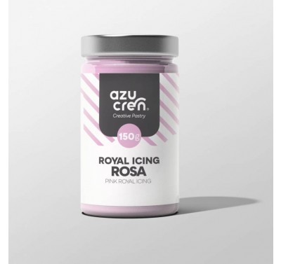 Azucren Royal Icing Metallic Pink - 150gr