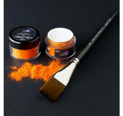 Premium Edible Colouring Dust By Robert Haynes – Rich Orange 10ml 