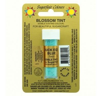 Sugarflair Blossom Tint Edible Dusting Colour - Duck Egg Blue