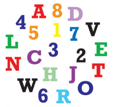 FMM Alphabet & Numbers tappits Upper Case